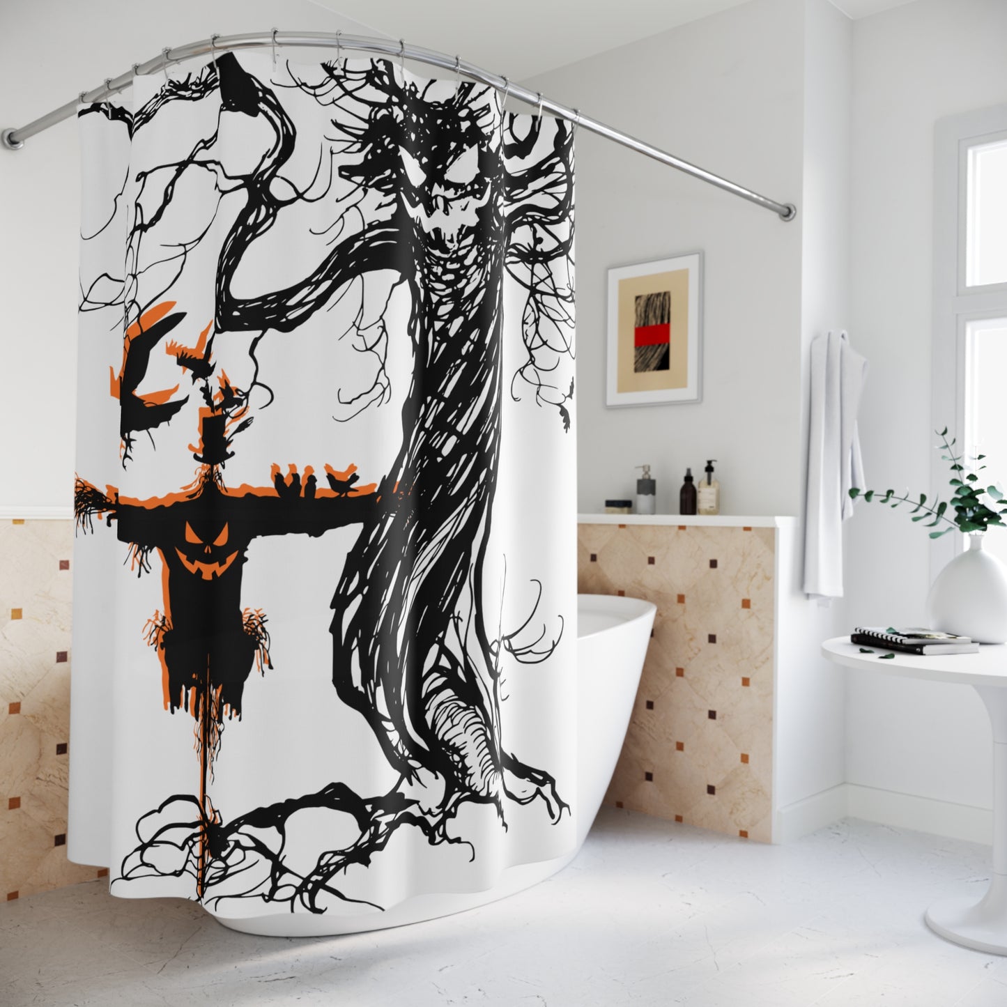 Shower Curtain - Halloween Scare Crow