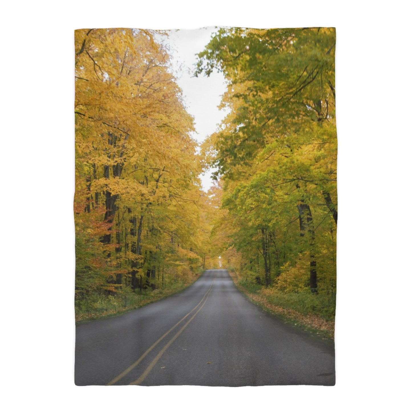 Microfiber Duvet Cover - Fall Road