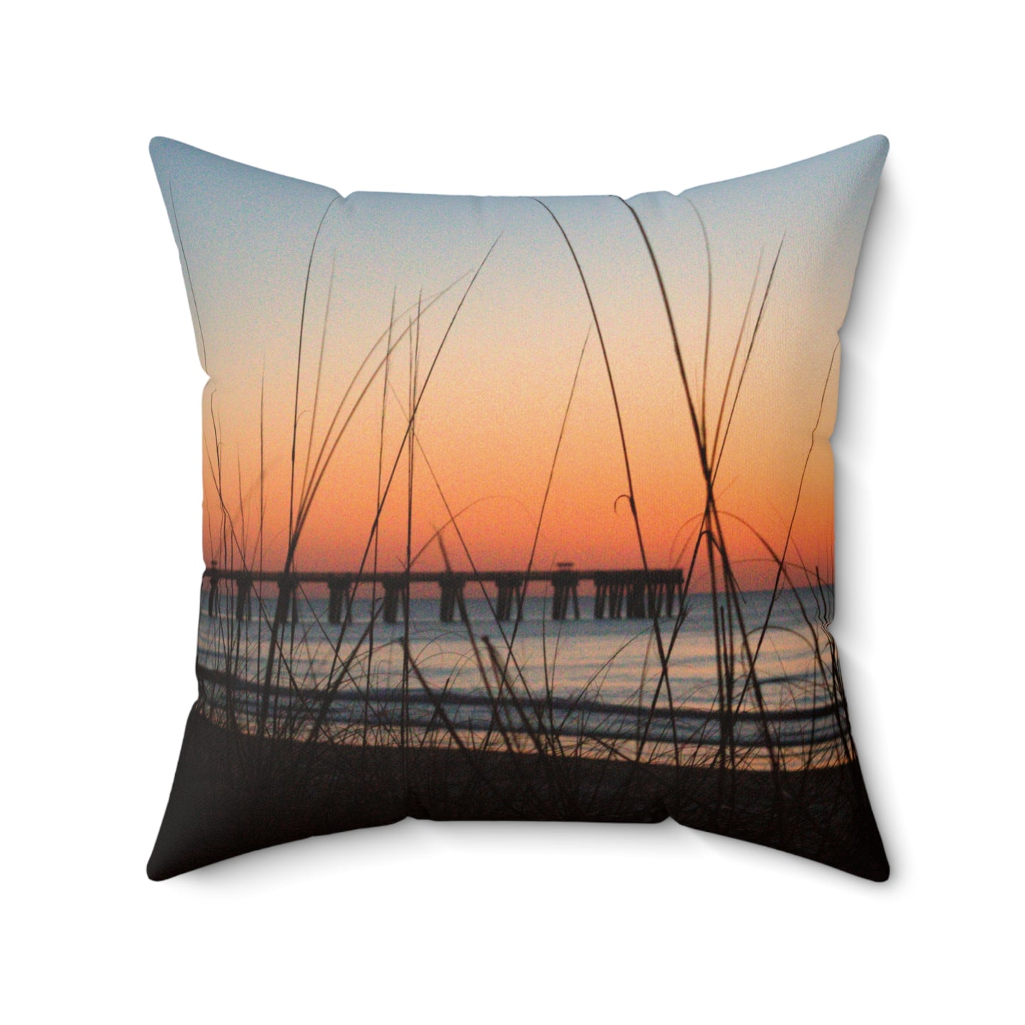 Spun Polyester Square Pillow - Morning Restart