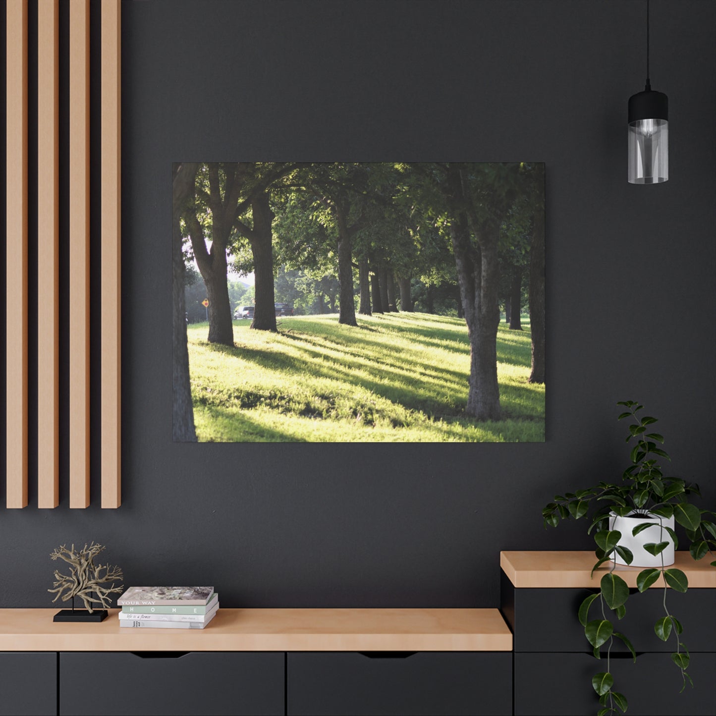 Walk in the park Matte Canvas, Stretched, 1.25" 48" x 24", 32", 36"