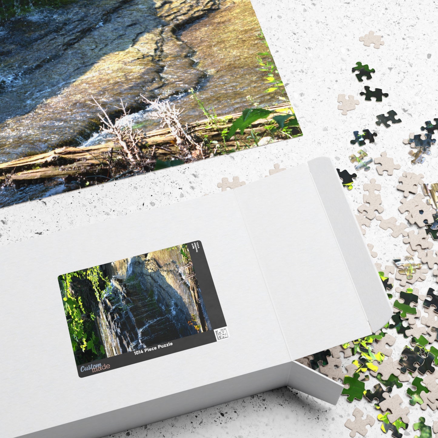Puzzle (110, 252, 500, 1014-piece) Refreshing Waterfall
