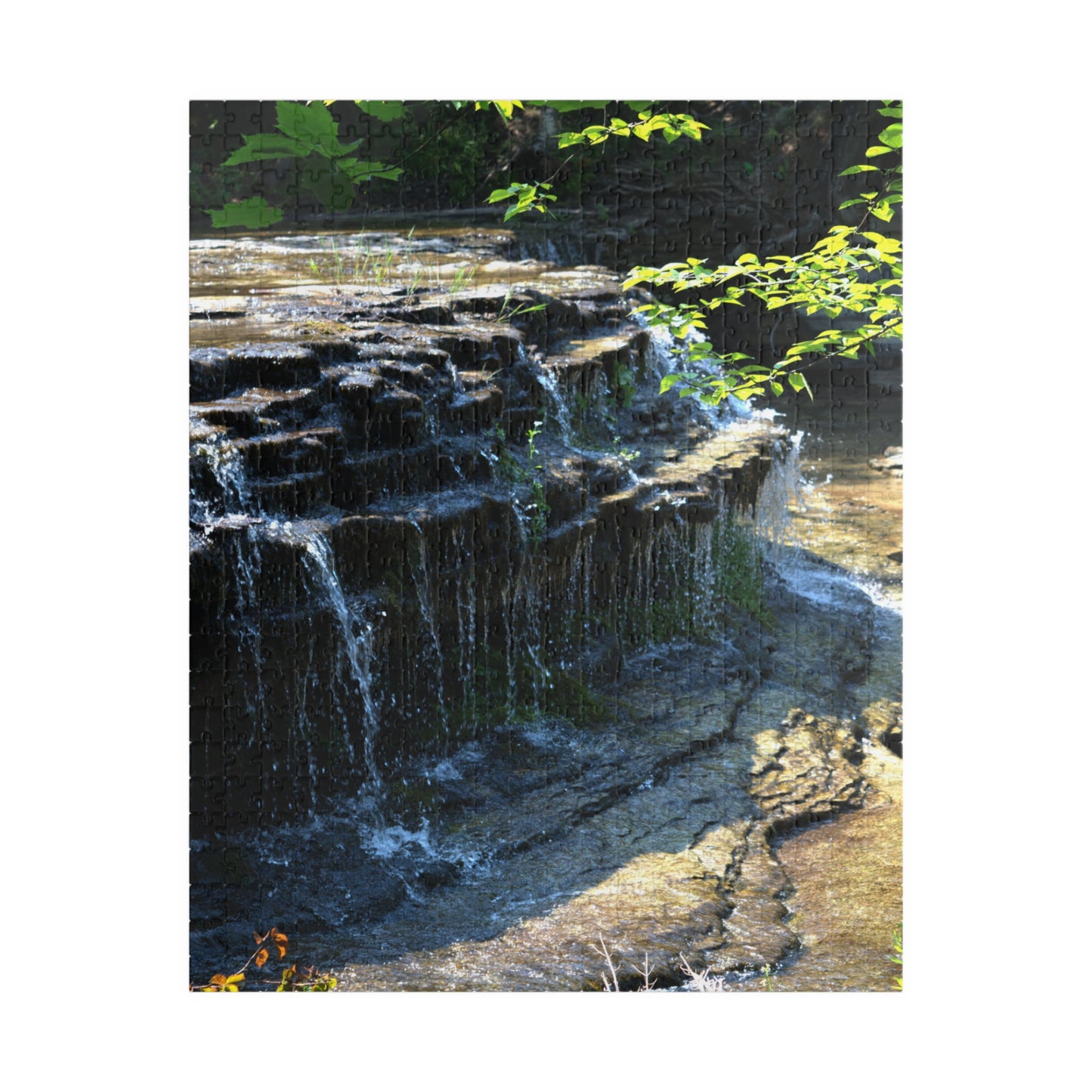Puzzle (110, 252, 500, 1014-piece) Refreshing Waterfall