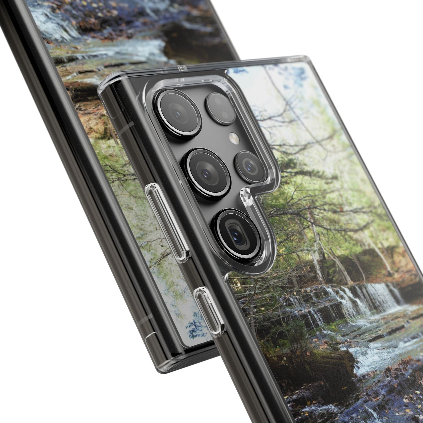 Clear Cases - Samsung Galaxy Series, Plus and Untra, S24, S23, S22, S21 - Waterfall