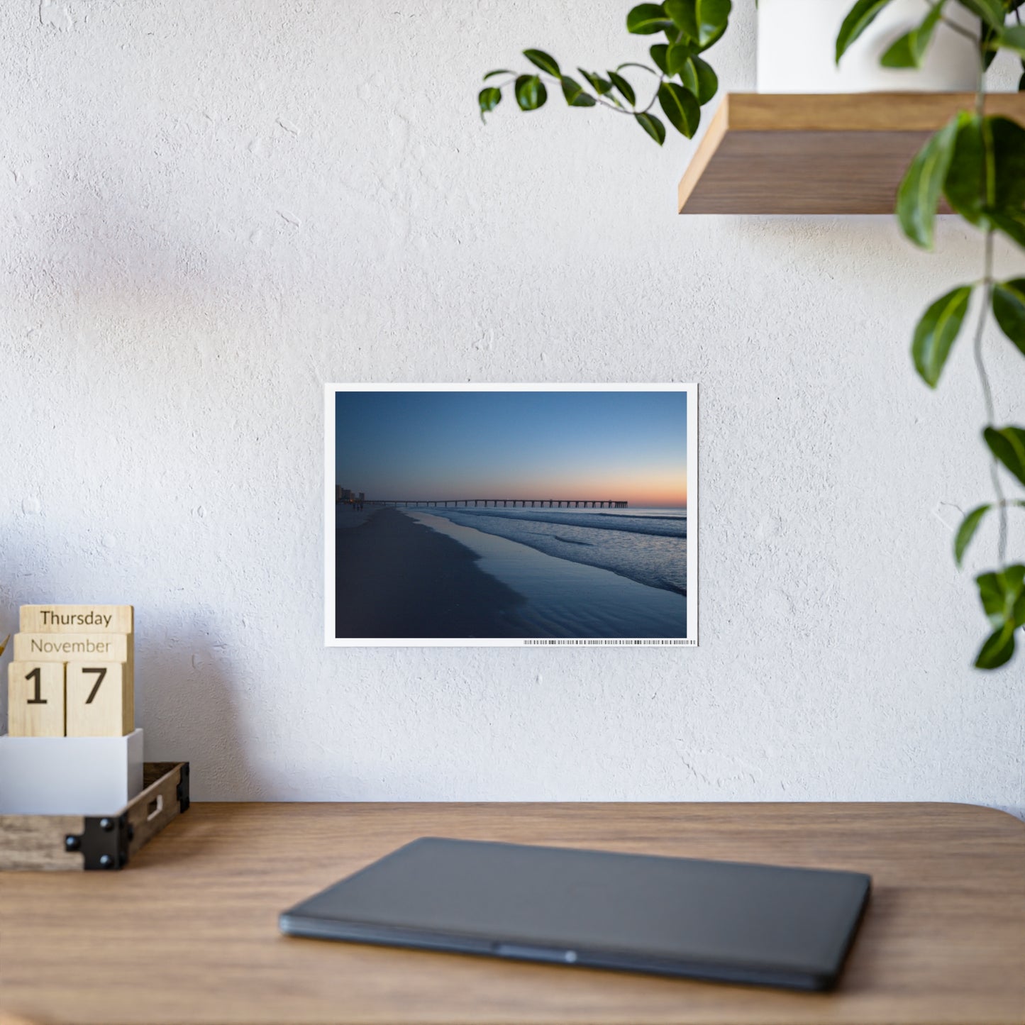 Gloss Posters - Blue hour at the Pier