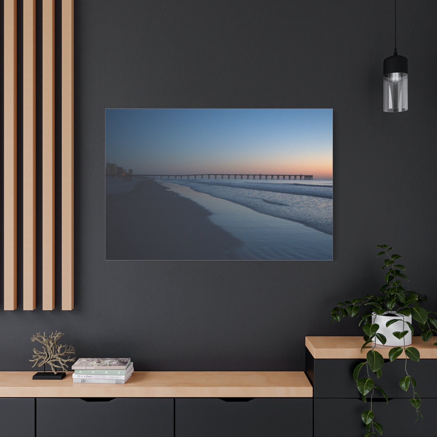 Matte Canvas, Stretched, 1.25" Before the sun shines 48"