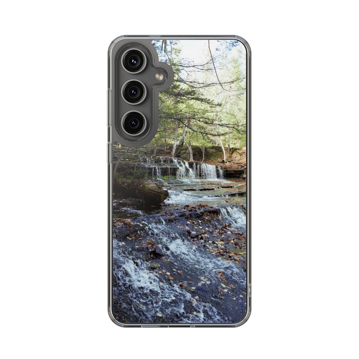 Clear Cases - Samsung Galaxy Series, Plus and Untra, S24, S23, S22, S21 - Waterfall