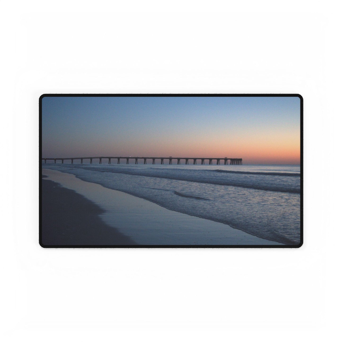 Desk Mat- Blue hour at the pier