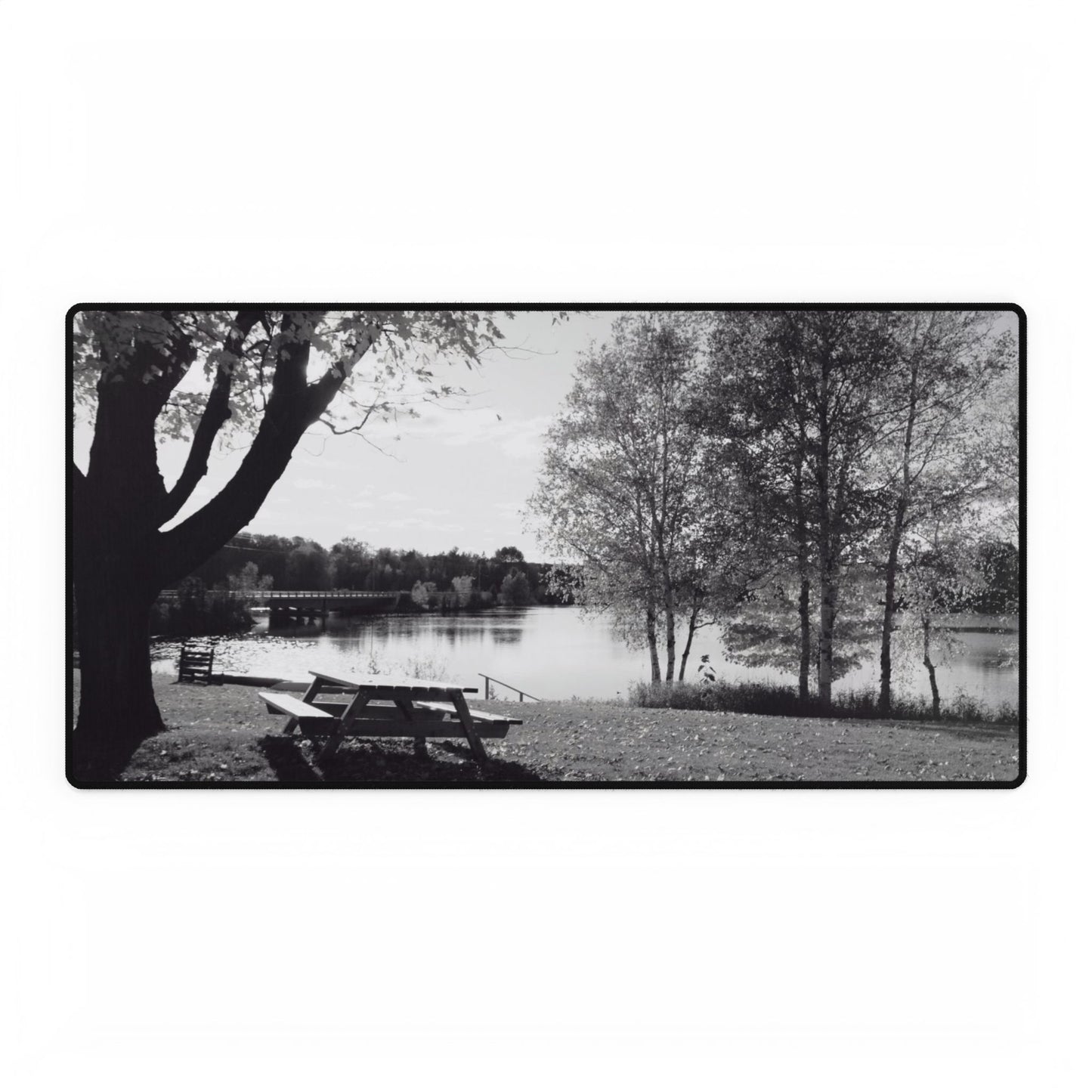 Desk Mats- Picnic by the river