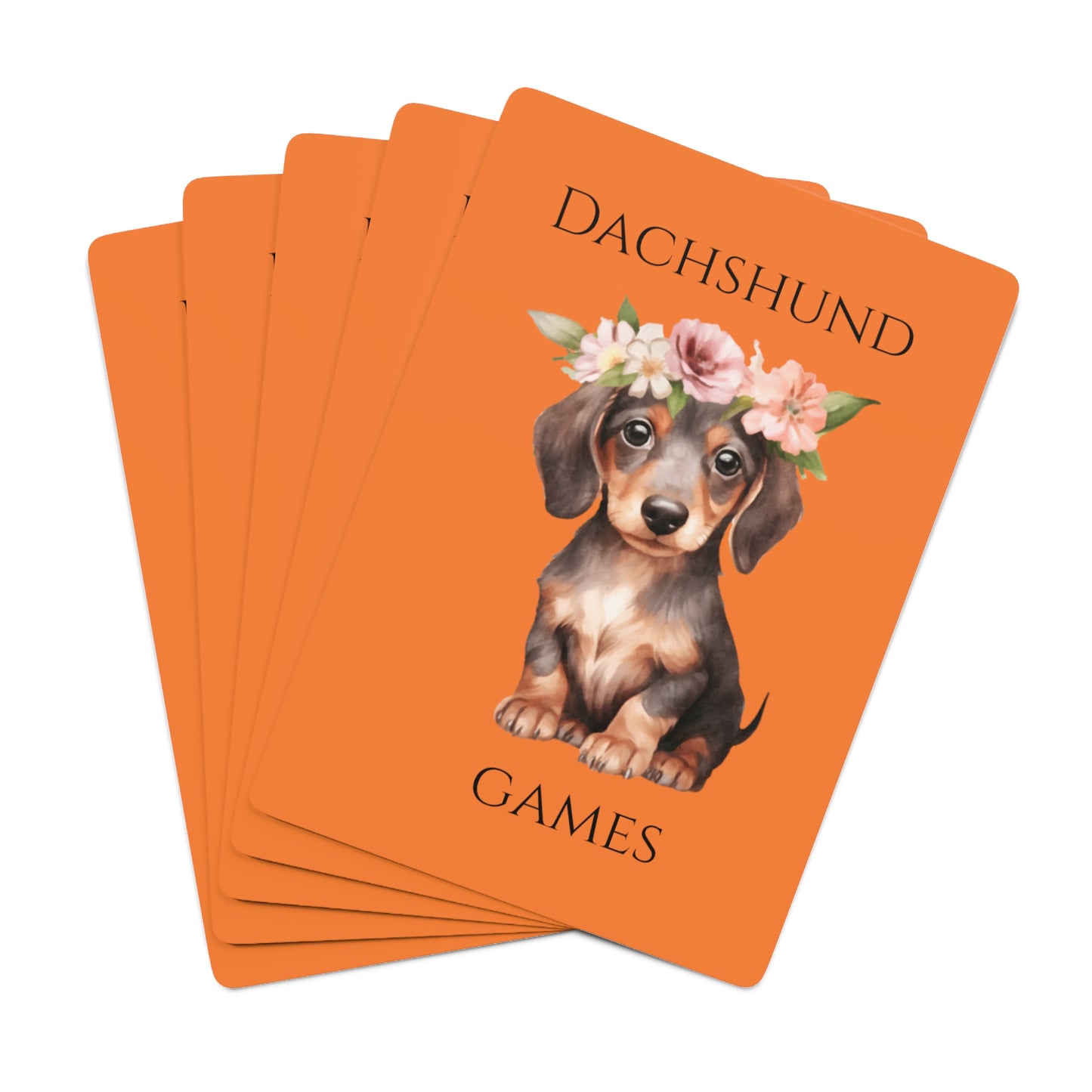 Poker Cards Dachshund Games Mrs
