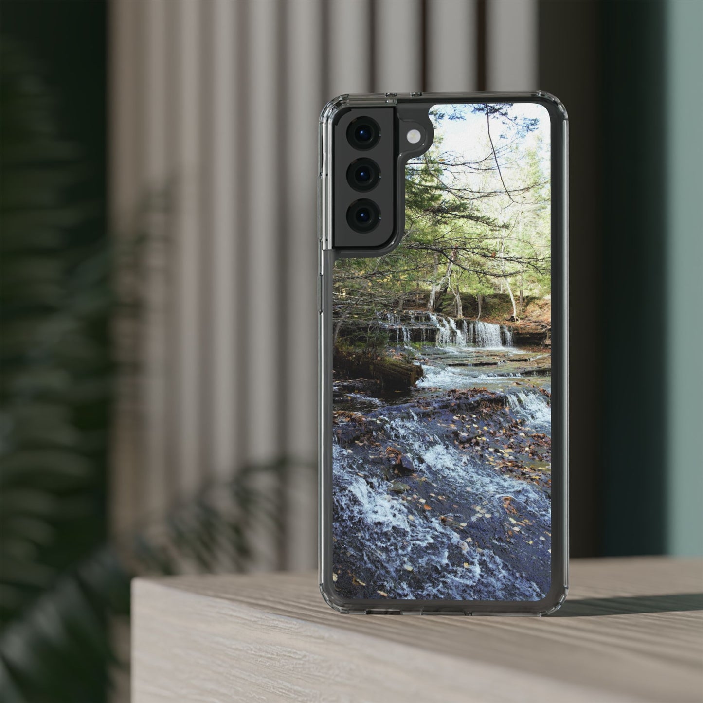 Clear Cases - Samsung Galaxy Series, Plus and Untra, S24, S23, S22, S21 - Waterfall