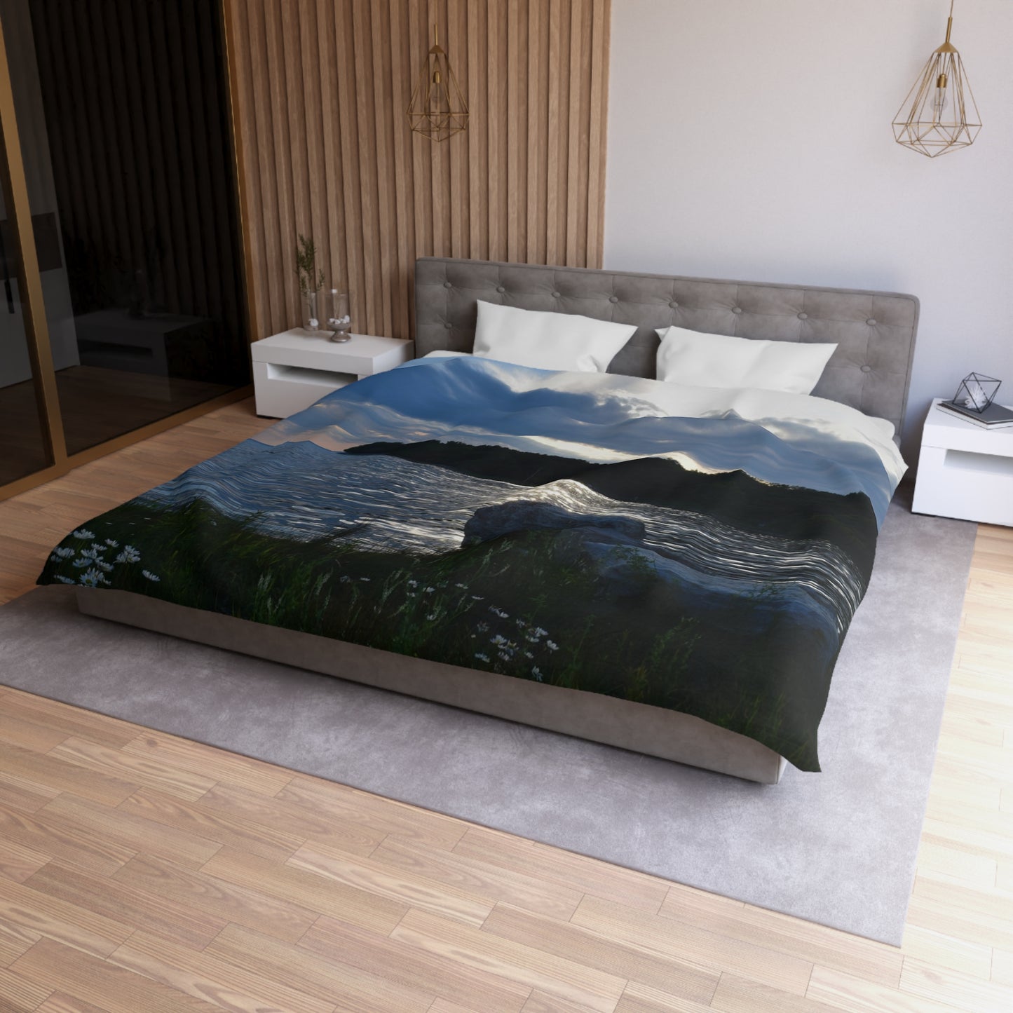 Microfiber Duvet Cover - Garden-dock-side