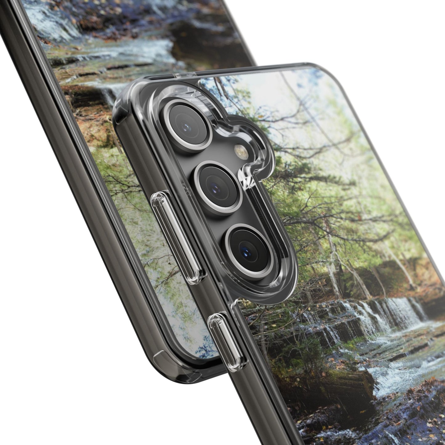 Clear Cases - Samsung Galaxy Series, Plus and Untra, S24, S23, S22, S21 - Waterfall