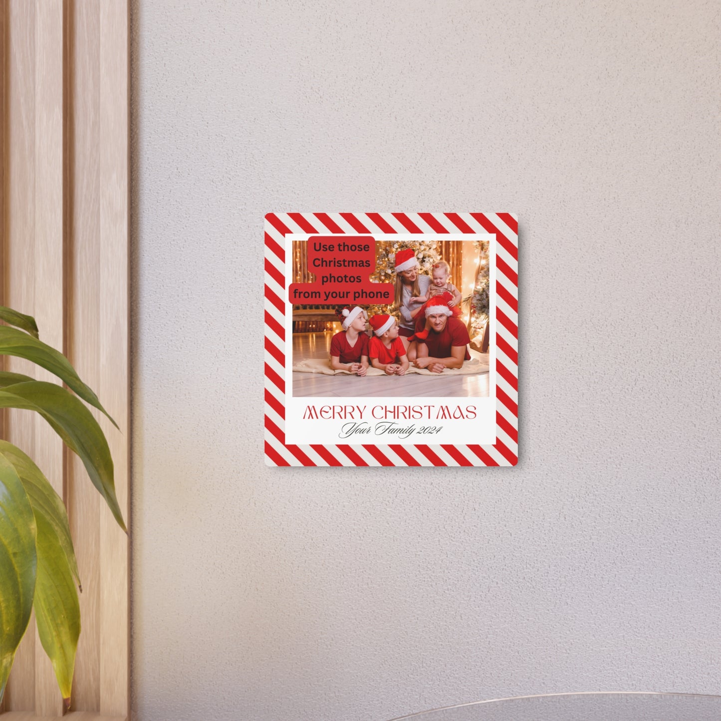 Metal Art Sign - Customize to your family memory of 2023 Christmas