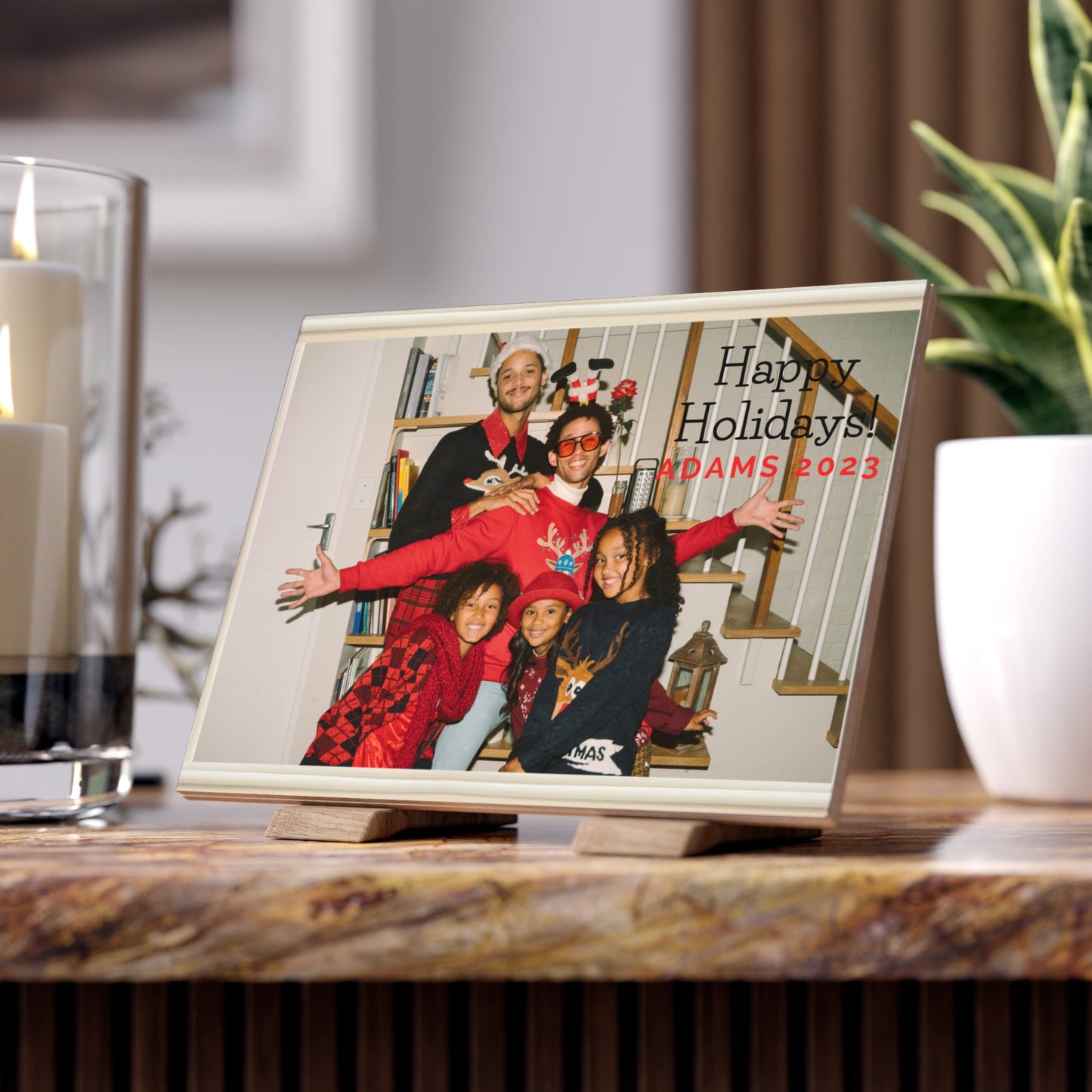 Ceramic Photo Tile - for 2023 Christmas Memories - Customize this product.
