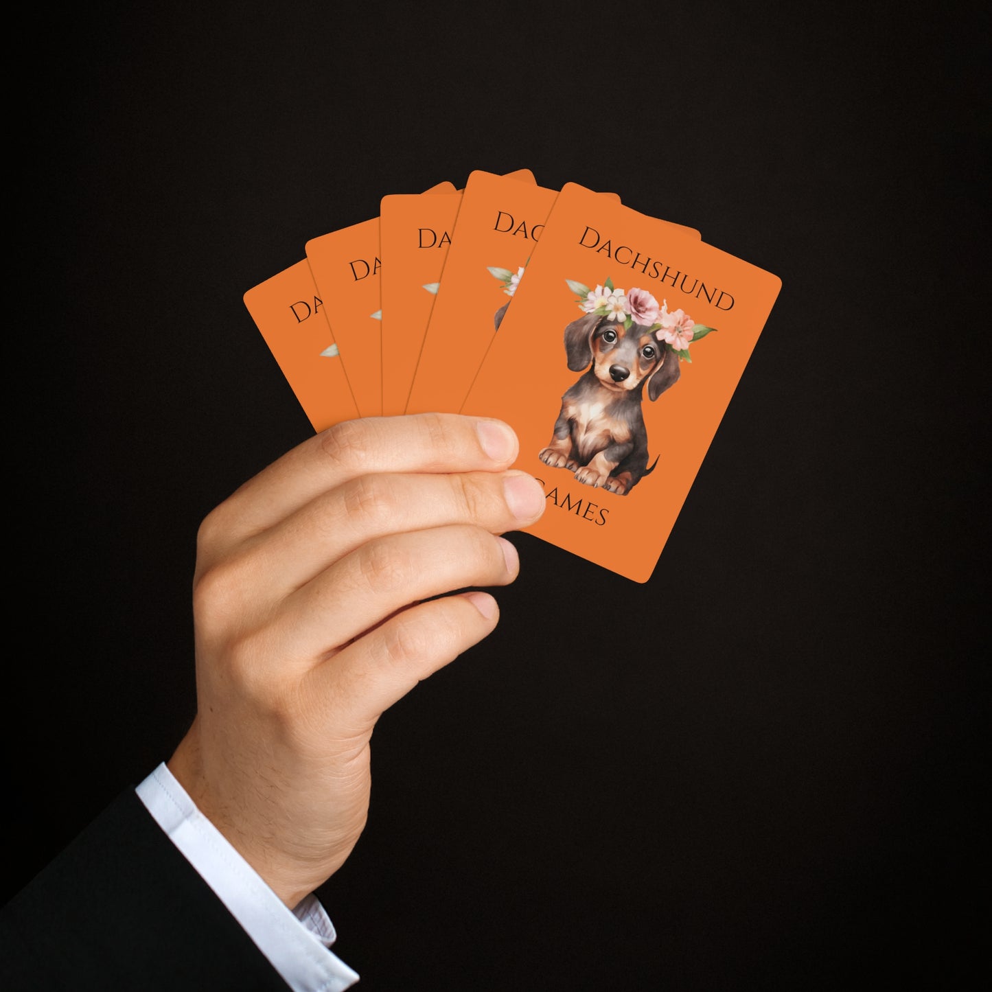 Poker Cards Dachshund Games Mrs