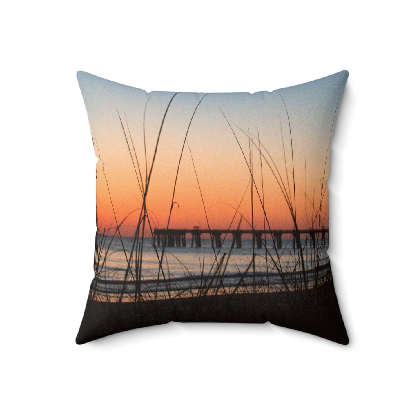 Spun Polyester Square Pillow - Morning Restart