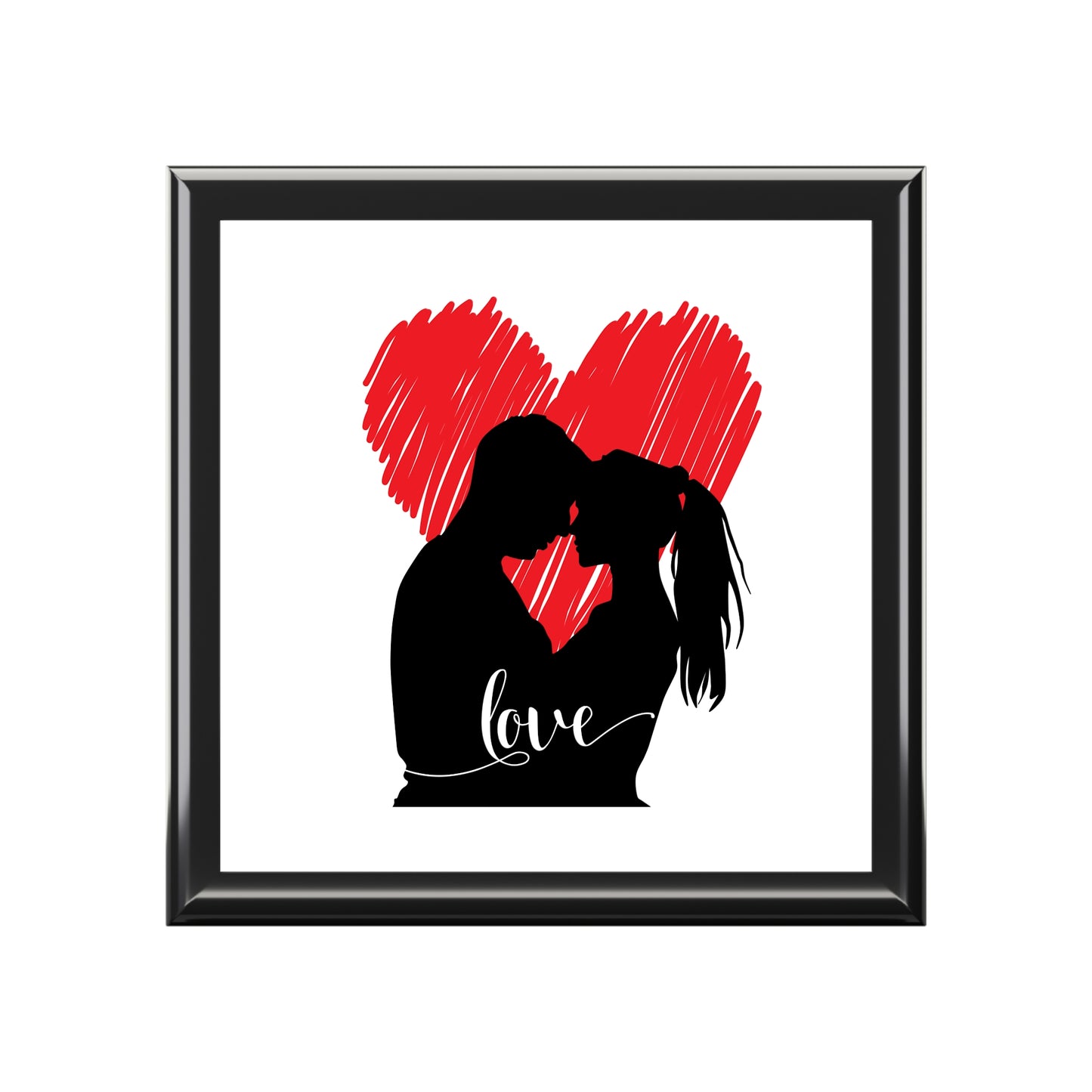 Our Love Jewelry Box – White Ceramic Our Love