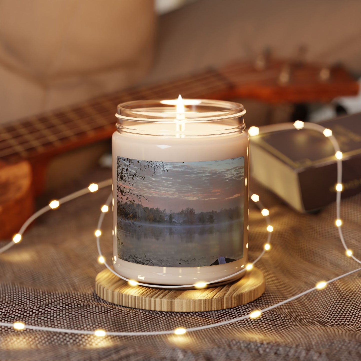 Scented Soy Candle, Spooky Morning Mist