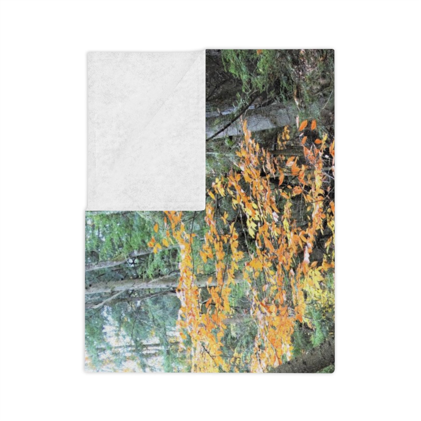 Velveteen Minky Blanket - Babbling Brook