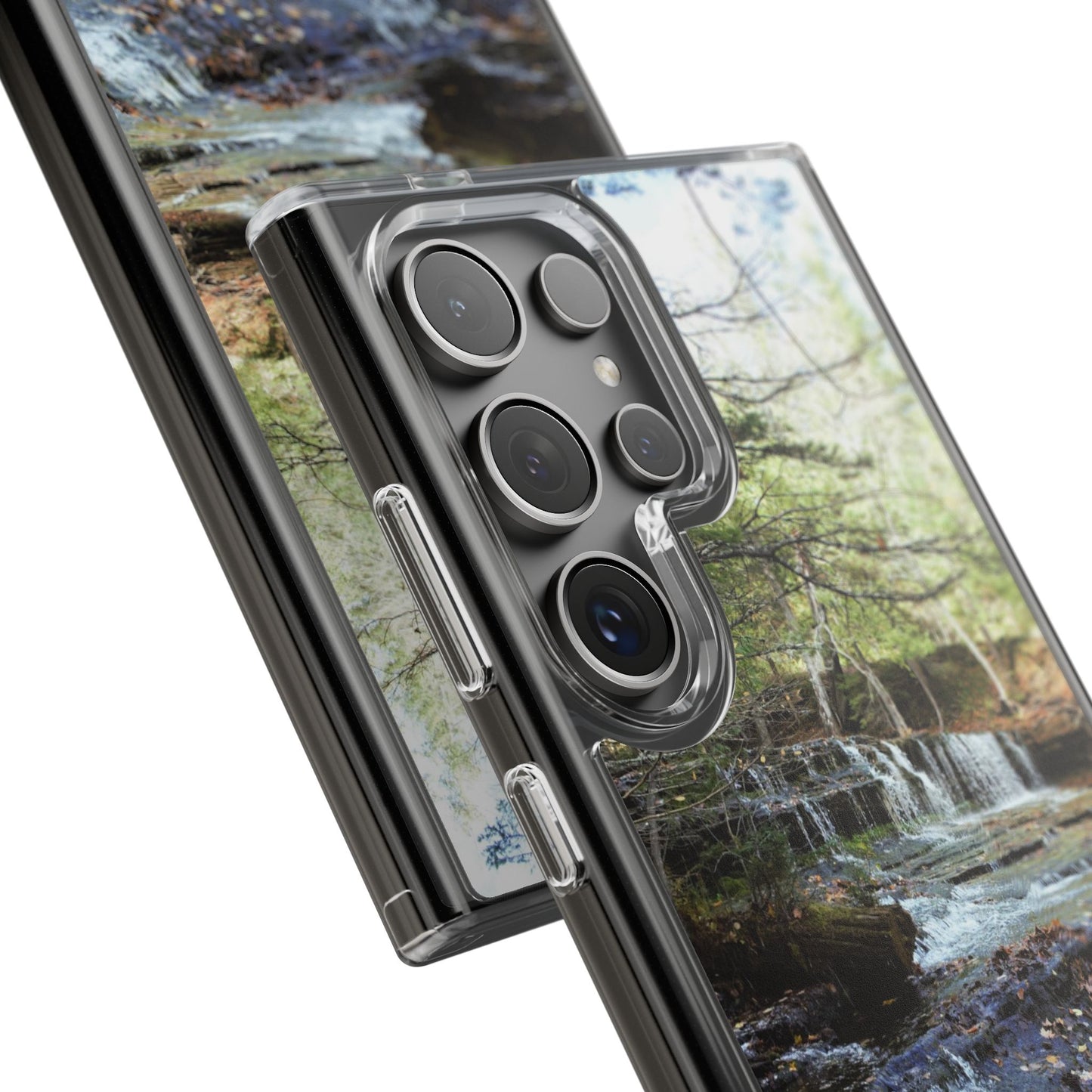 Clear Cases - Samsung Galaxy Series, Plus and Untra, S24, S23, S22, S21 - Waterfall