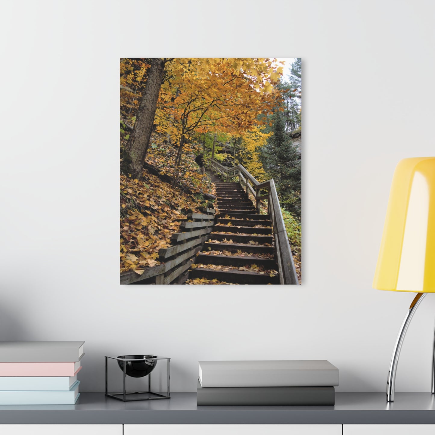 Acrylic Prints (French Cleat) Stairway to Heaven, Home Decor, Wall Decor, Wall Art, Gift for Her, Nature Lover, Fall Season