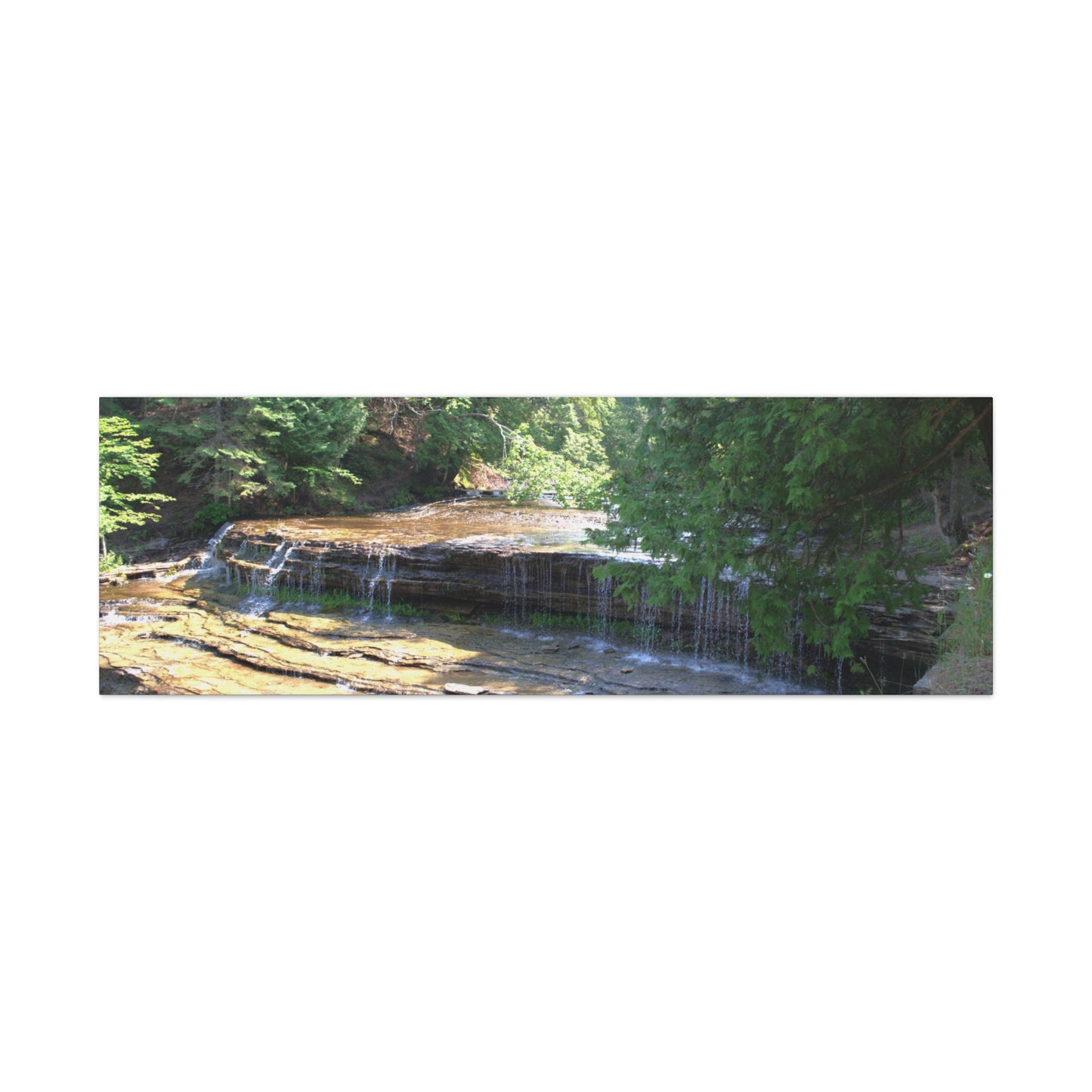 Water Falls 60" X 20" Matte Canvas, Stretched, 1.25"