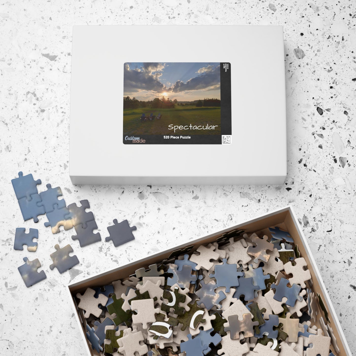 Puzzle (110, 252, 500, 1014-piece) Spectacular Sun Set