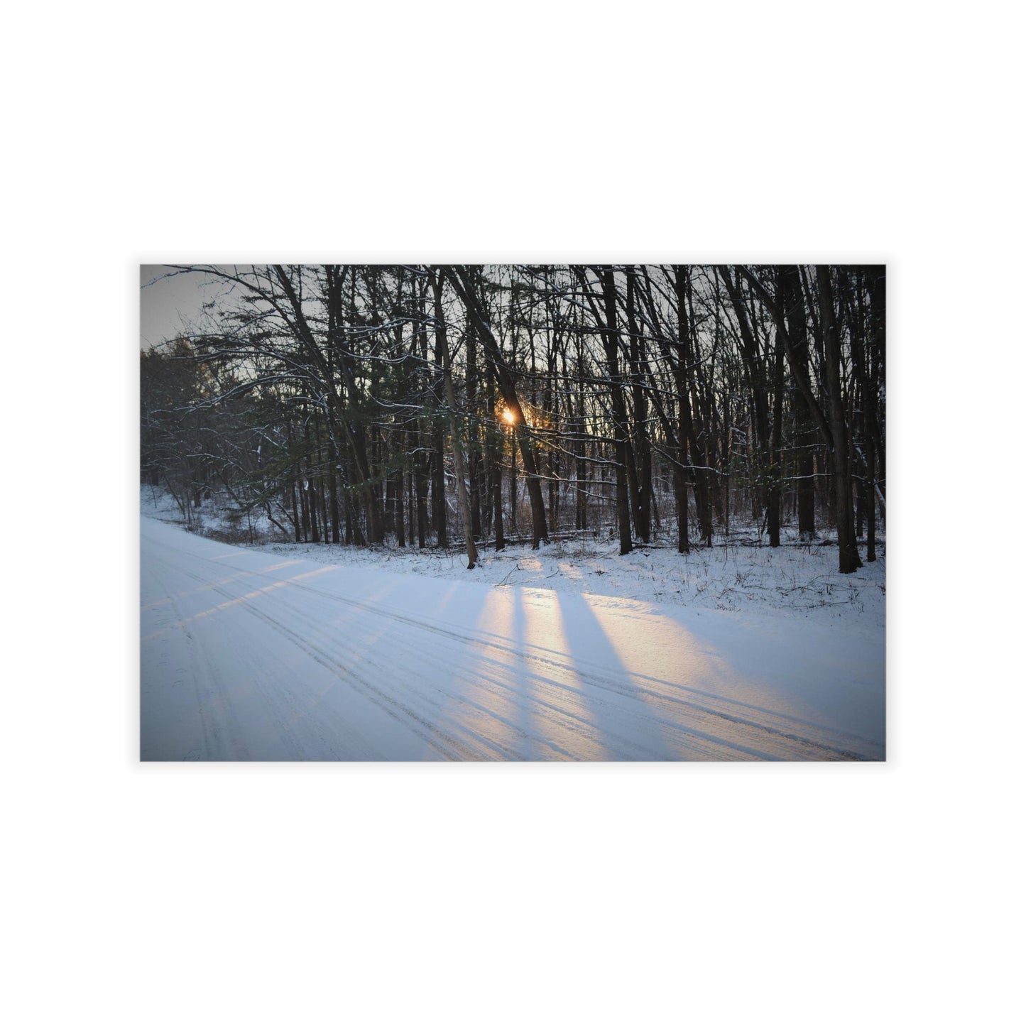 Wall Decals Winter Sun Beams