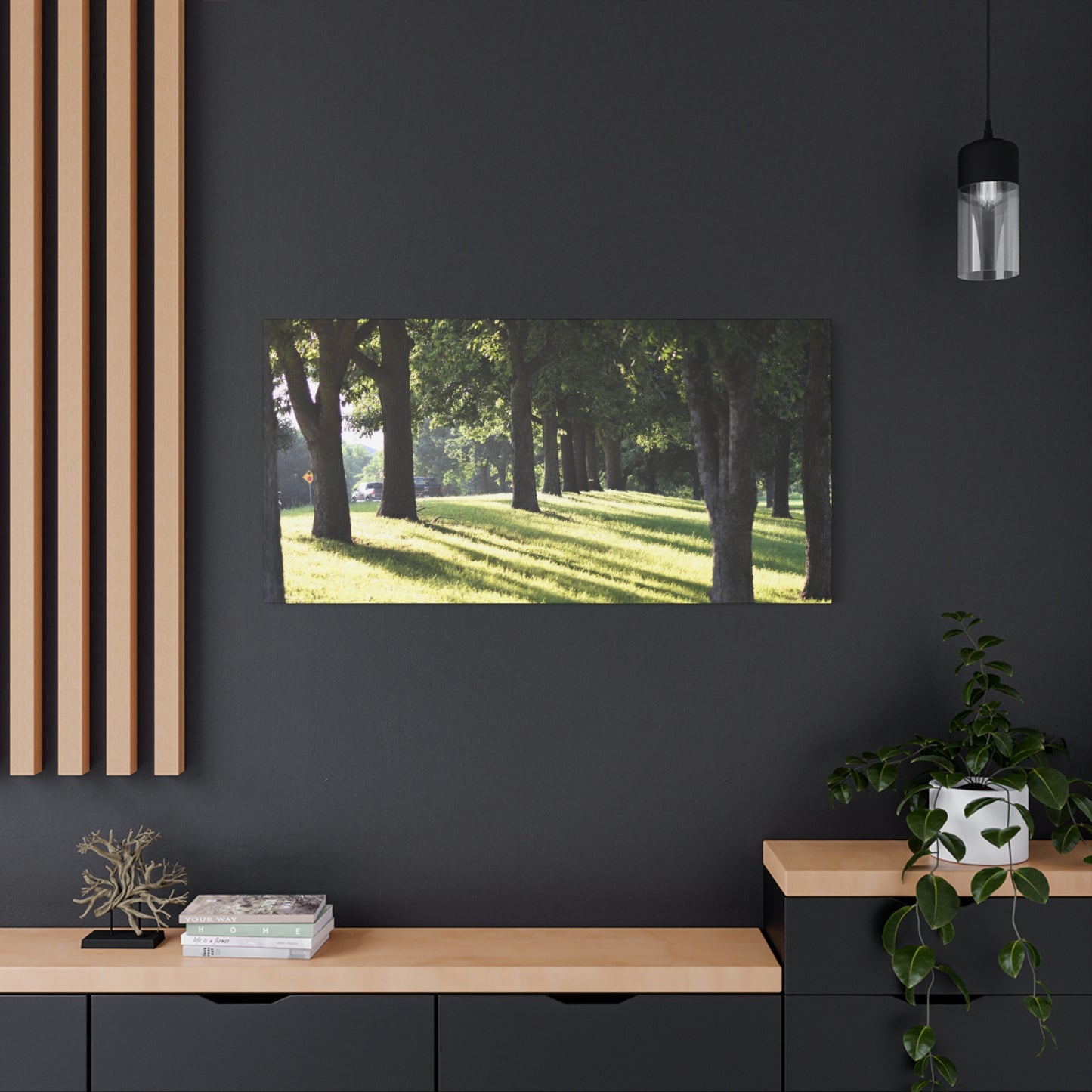 Walk in the park Matte Canvas, Stretched, 1.25" 48" x 24", 32", 36"