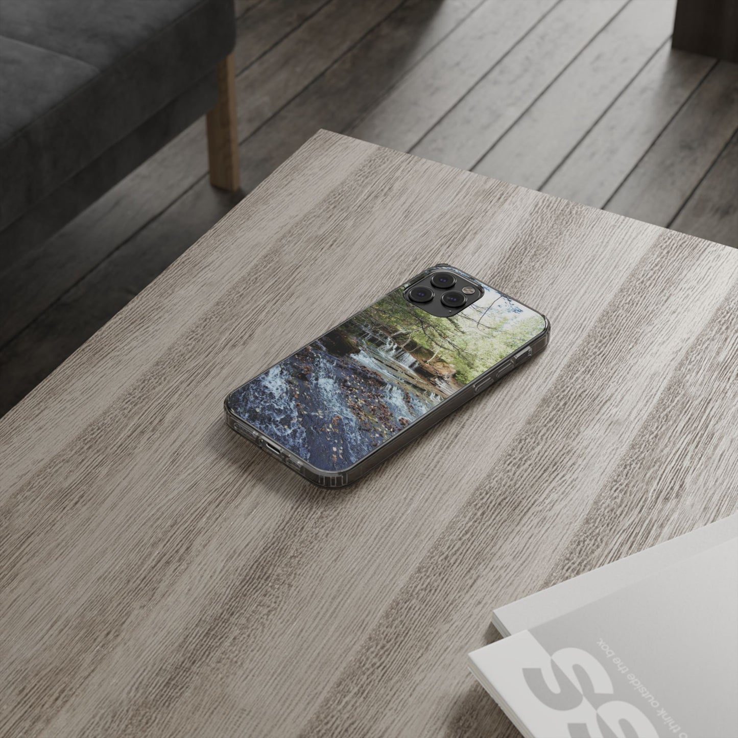Clear Cases - Waterfall - iPhone 16 series, iPhone 15 series, iPhone 14 series, iPhone 13 series, IPhone 12 series