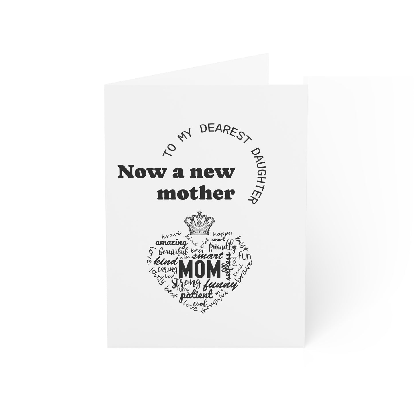 Greeting Cards (1 CARD ) MOM APPRECIATION My dearest daughter