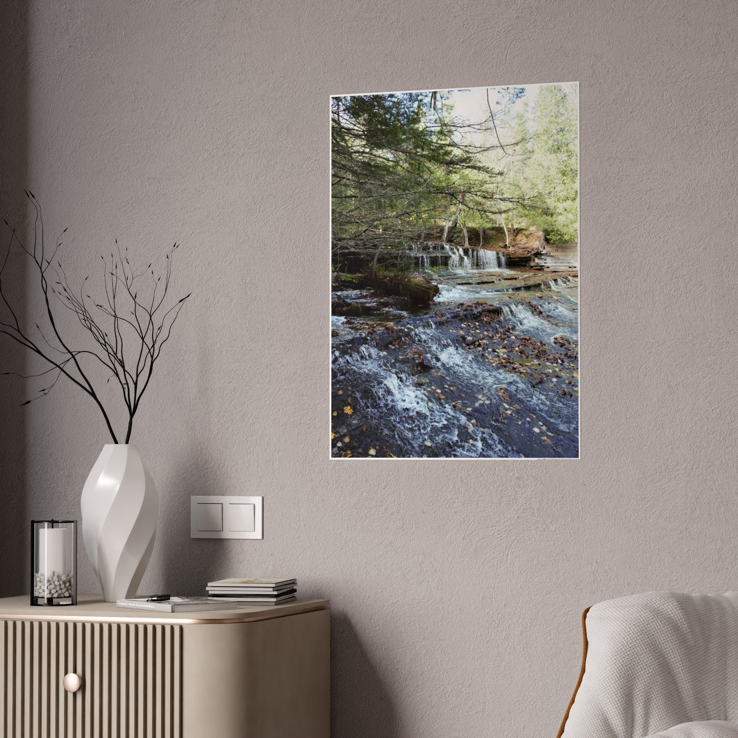 Gloss Posters - Vertical Waterfall