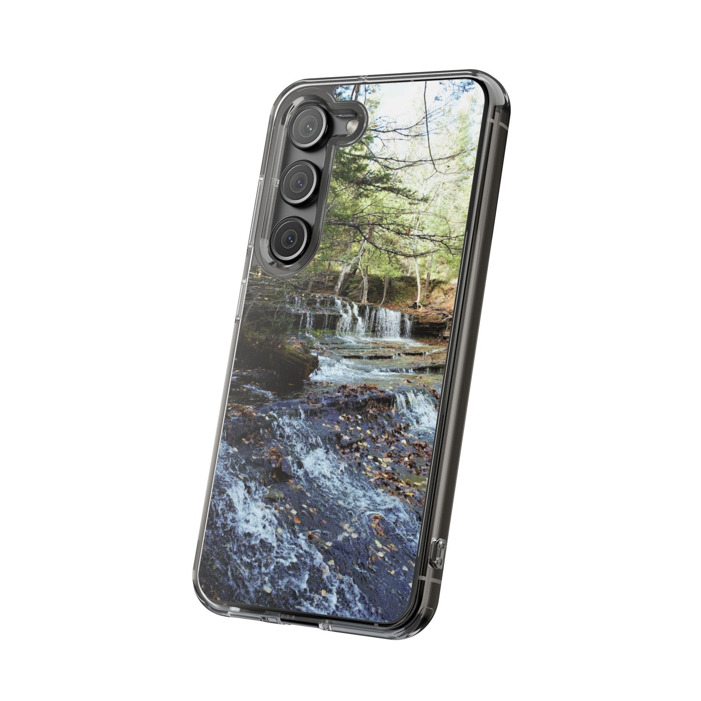 Clear Cases - Samsung Galaxy Series, Plus and Untra, S24, S23, S22, S21 - Waterfall