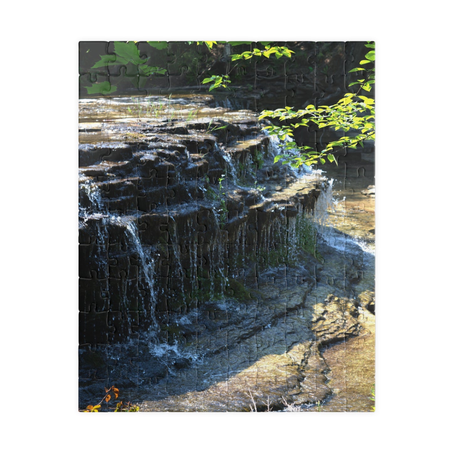 Puzzle (110, 252, 500, 1014-piece) Refreshing Waterfall