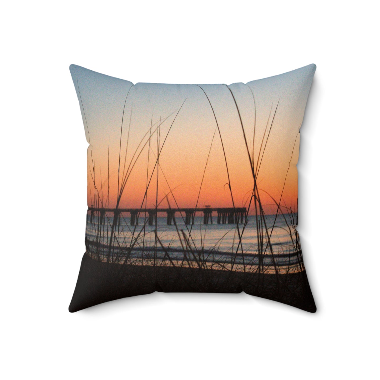 Spun Polyester Square Pillow - Morning Restart