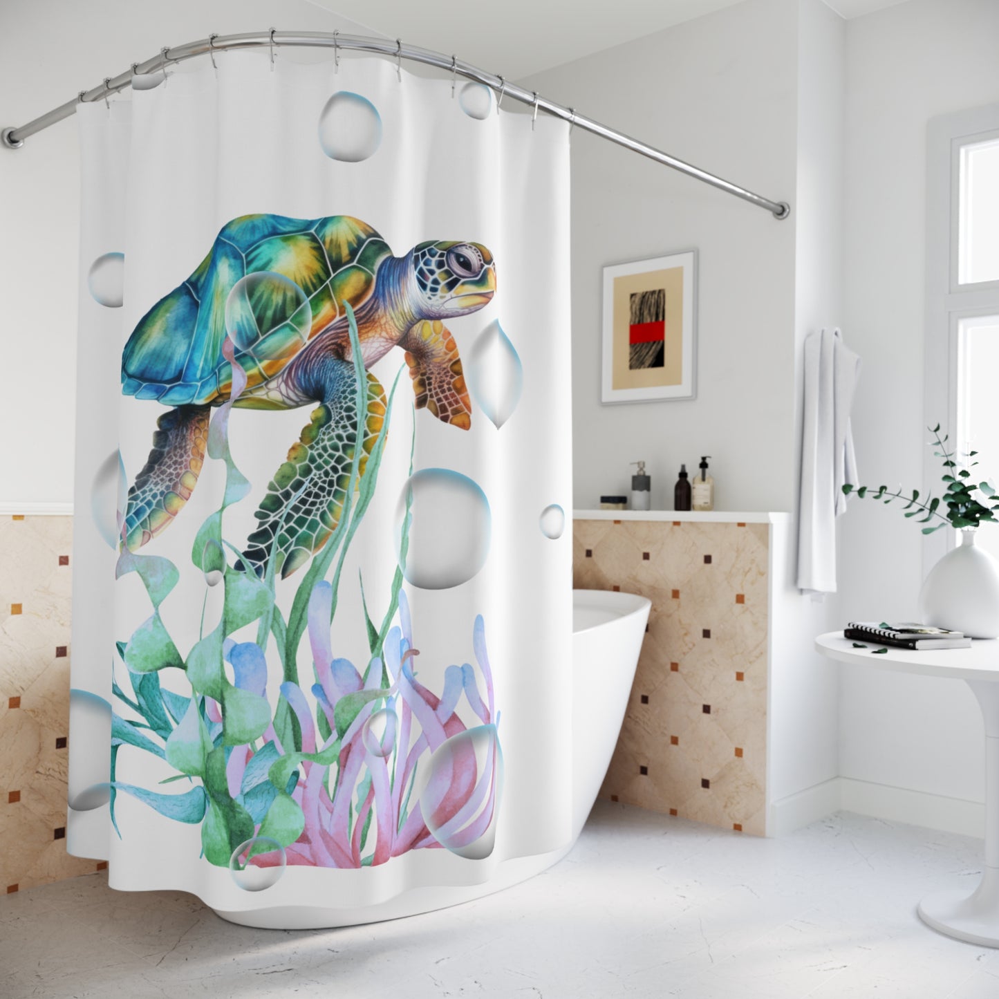 Shower Curtain - Sea Turtle