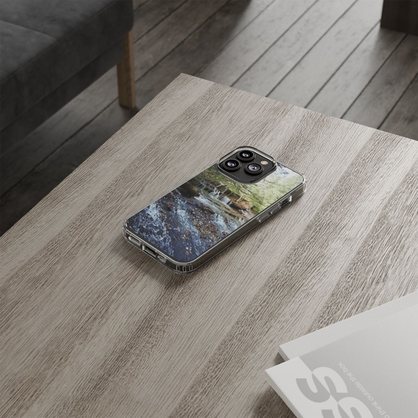 Clear Cases - Waterfall - iPhone 16 series, iPhone 15 series, iPhone 14 series, iPhone 13 series, IPhone 12 series