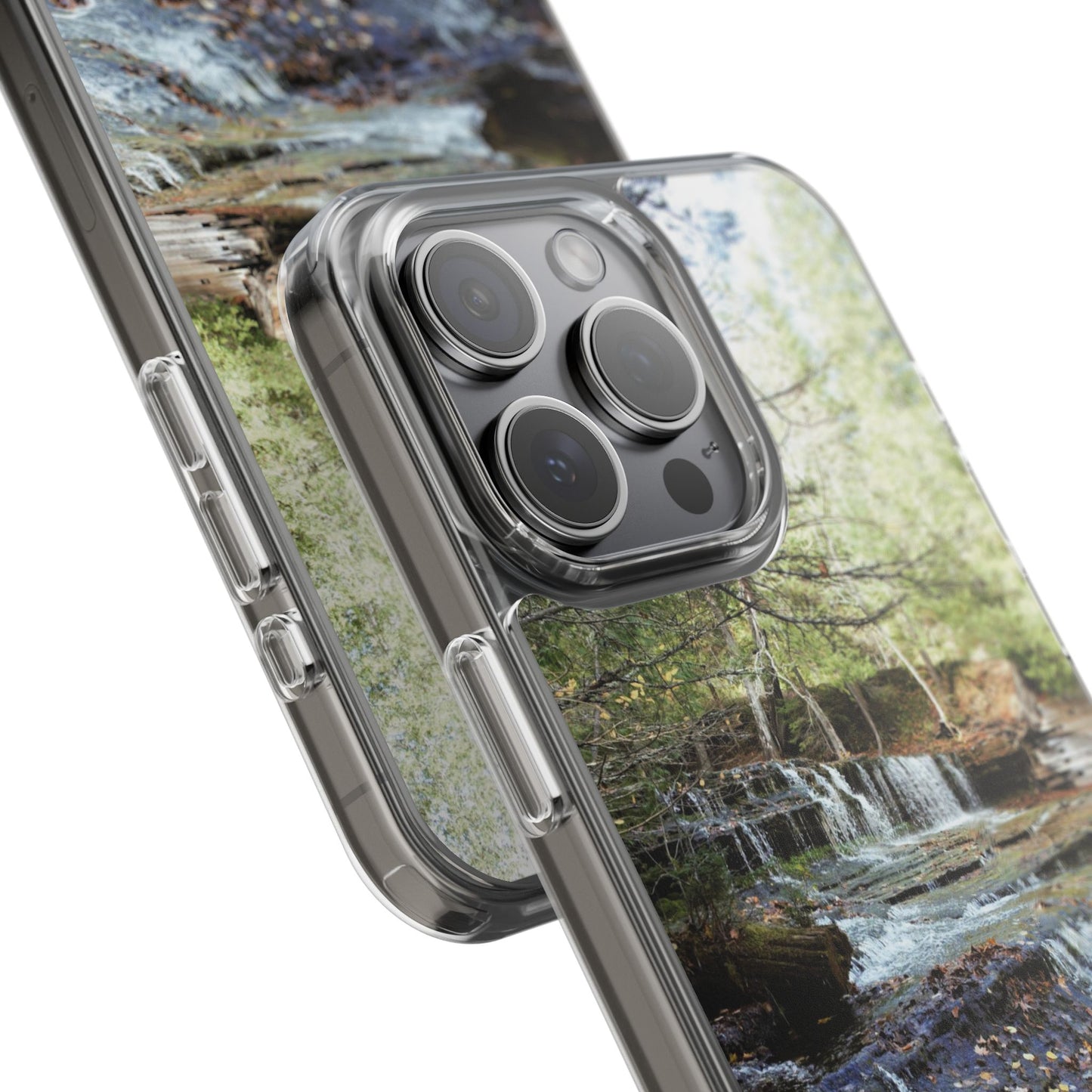 Clear Cases - Waterfall - iPhone 16 series, iPhone 15 series, iPhone 14 series, iPhone 13 series, IPhone 12 series