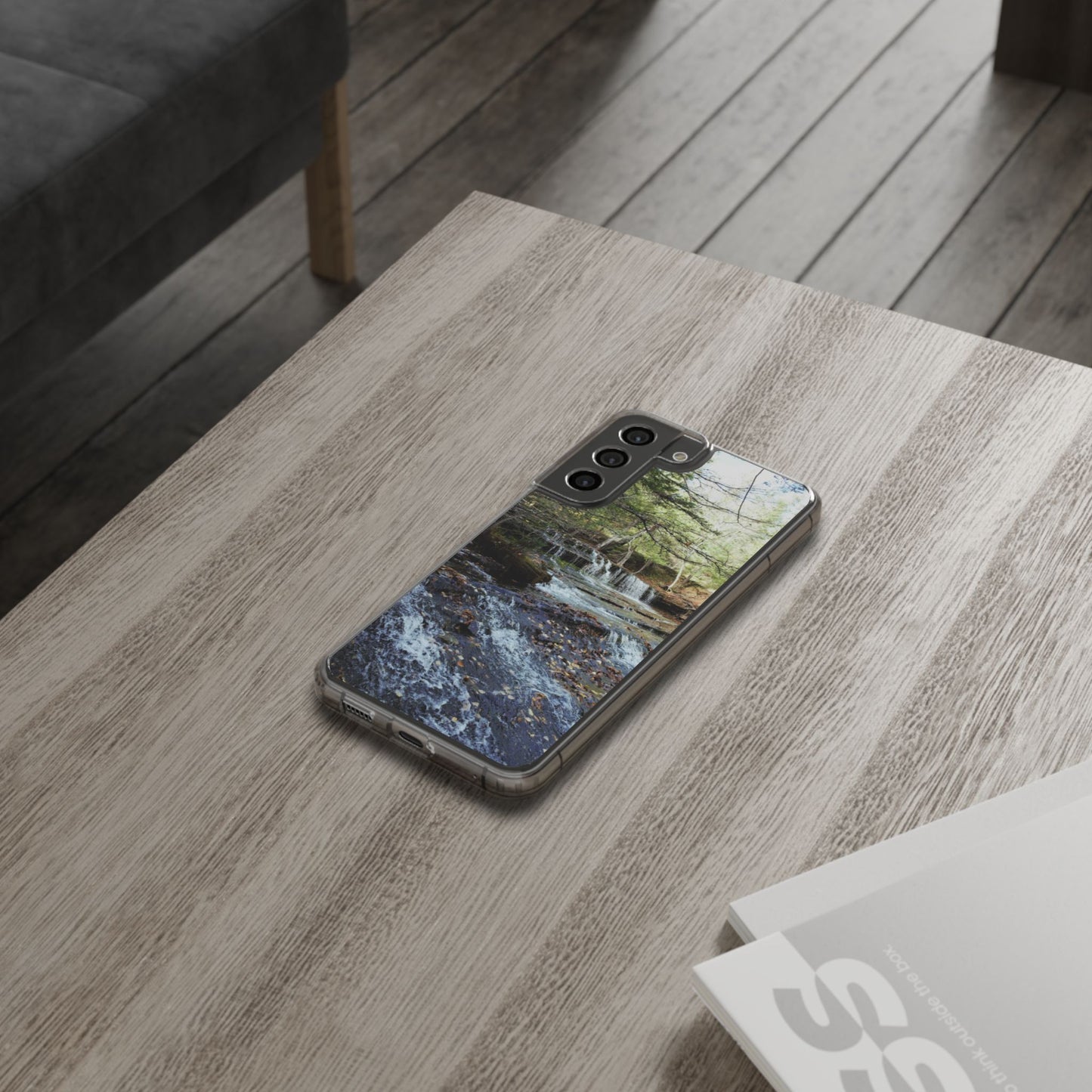 Clear Cases - Samsung Galaxy Series, Plus and Untra, S24, S23, S22, S21 - Waterfall