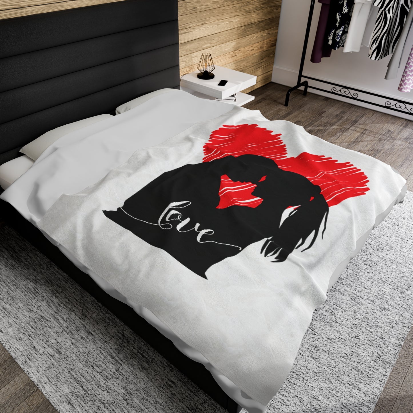 Velveteen Plush Blanket - Unconditional Love