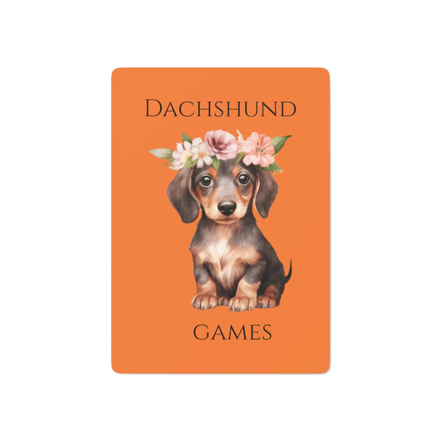 Poker Cards Dachshund Games Mrs