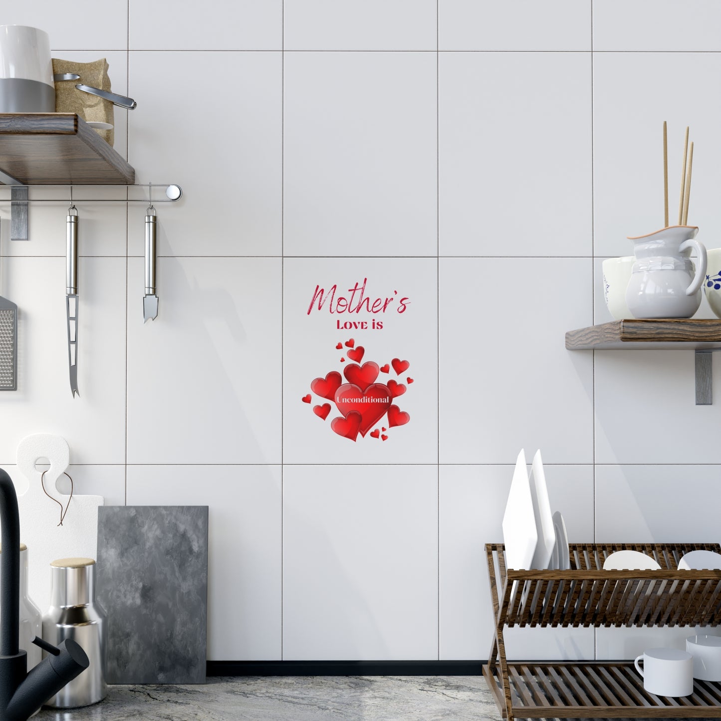 Ceramic Photo Tile - Mother's Love Unconditional