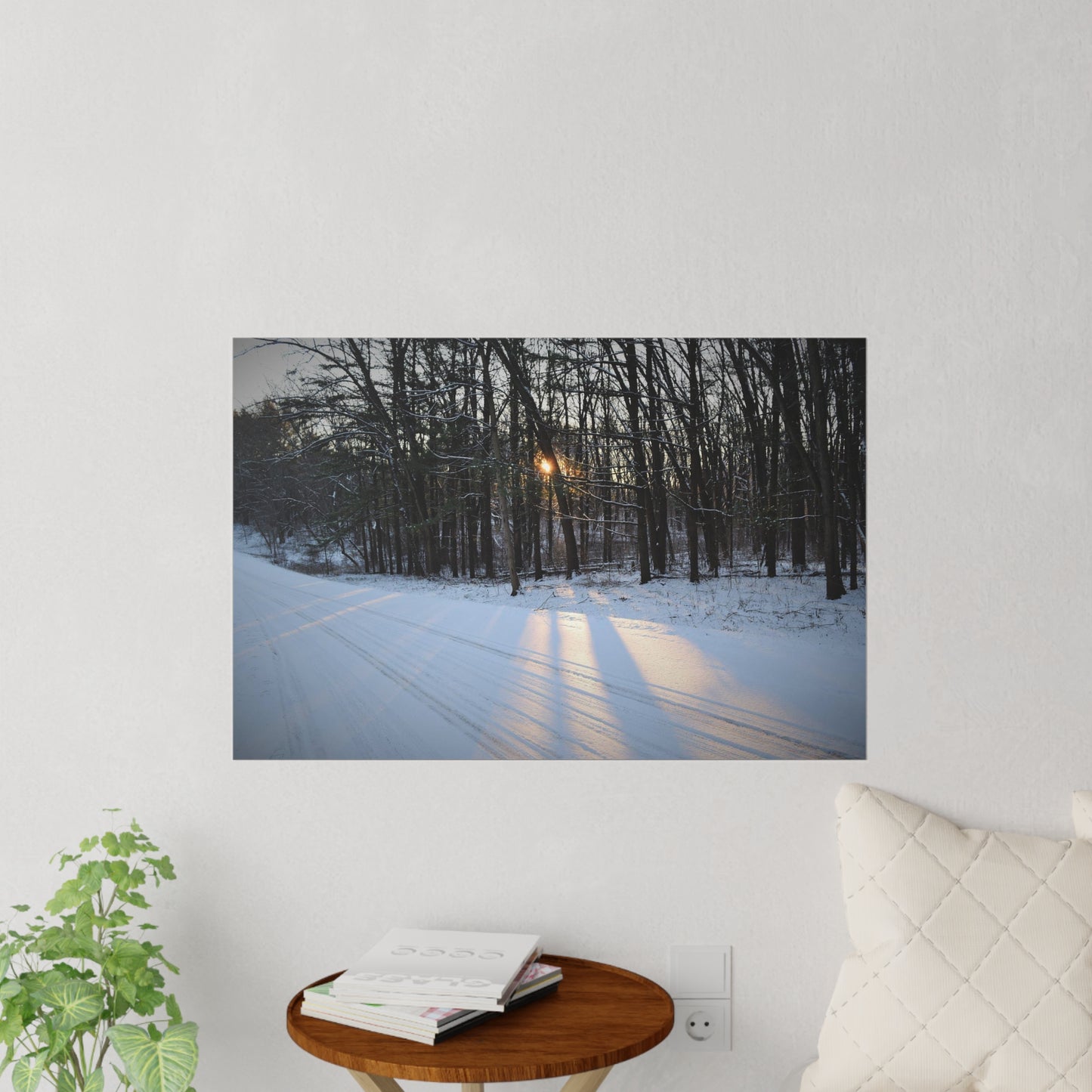 Wall Decals Winter Sun Beams