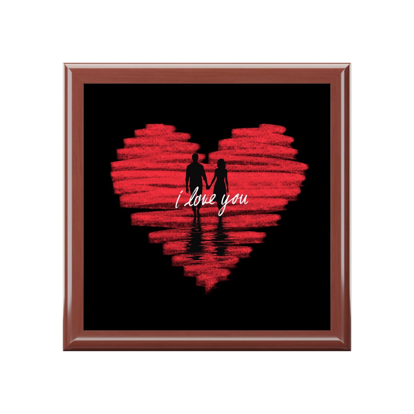 i love you Jewelry Box – Black Ceramic