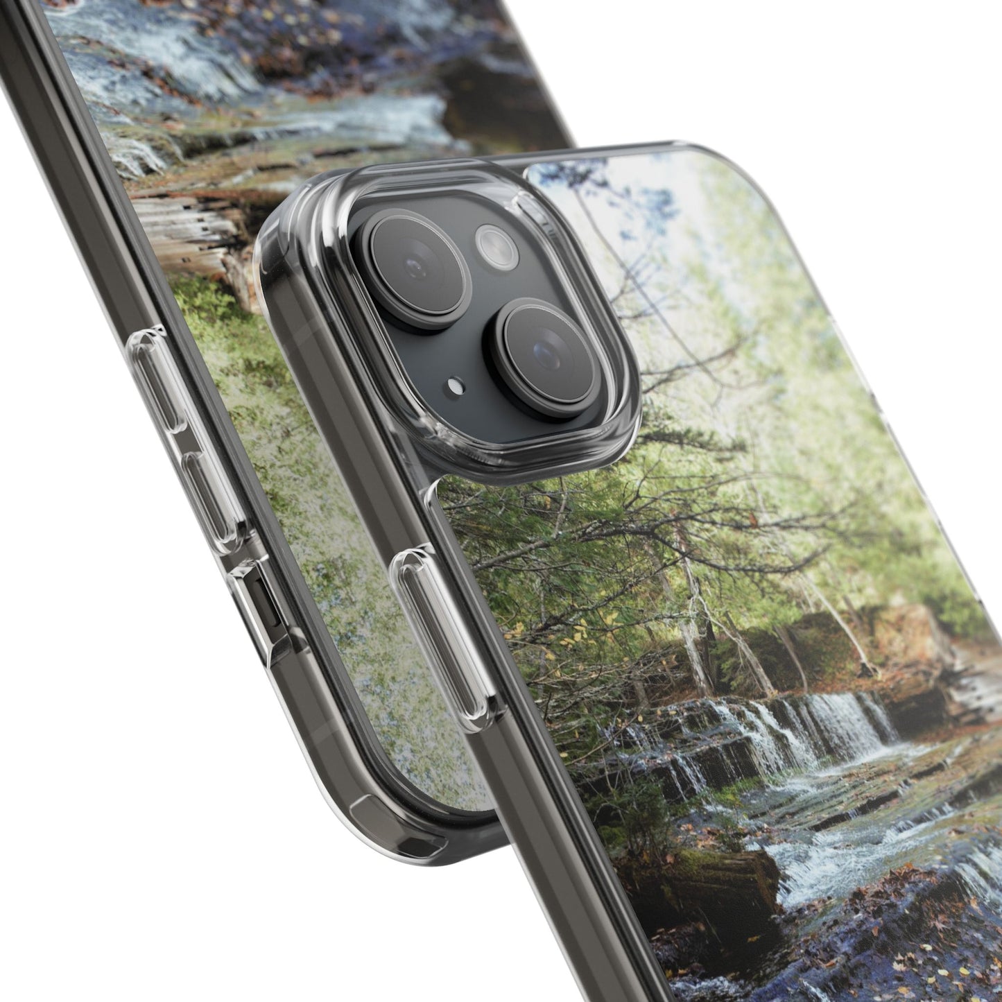 Clear Cases - Waterfall - iPhone 16 series, iPhone 15 series, iPhone 14 series, iPhone 13 series, IPhone 12 series
