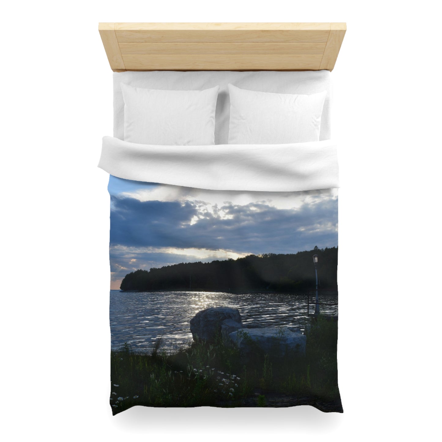 Microfiber Duvet Cover - Garden-dock-side