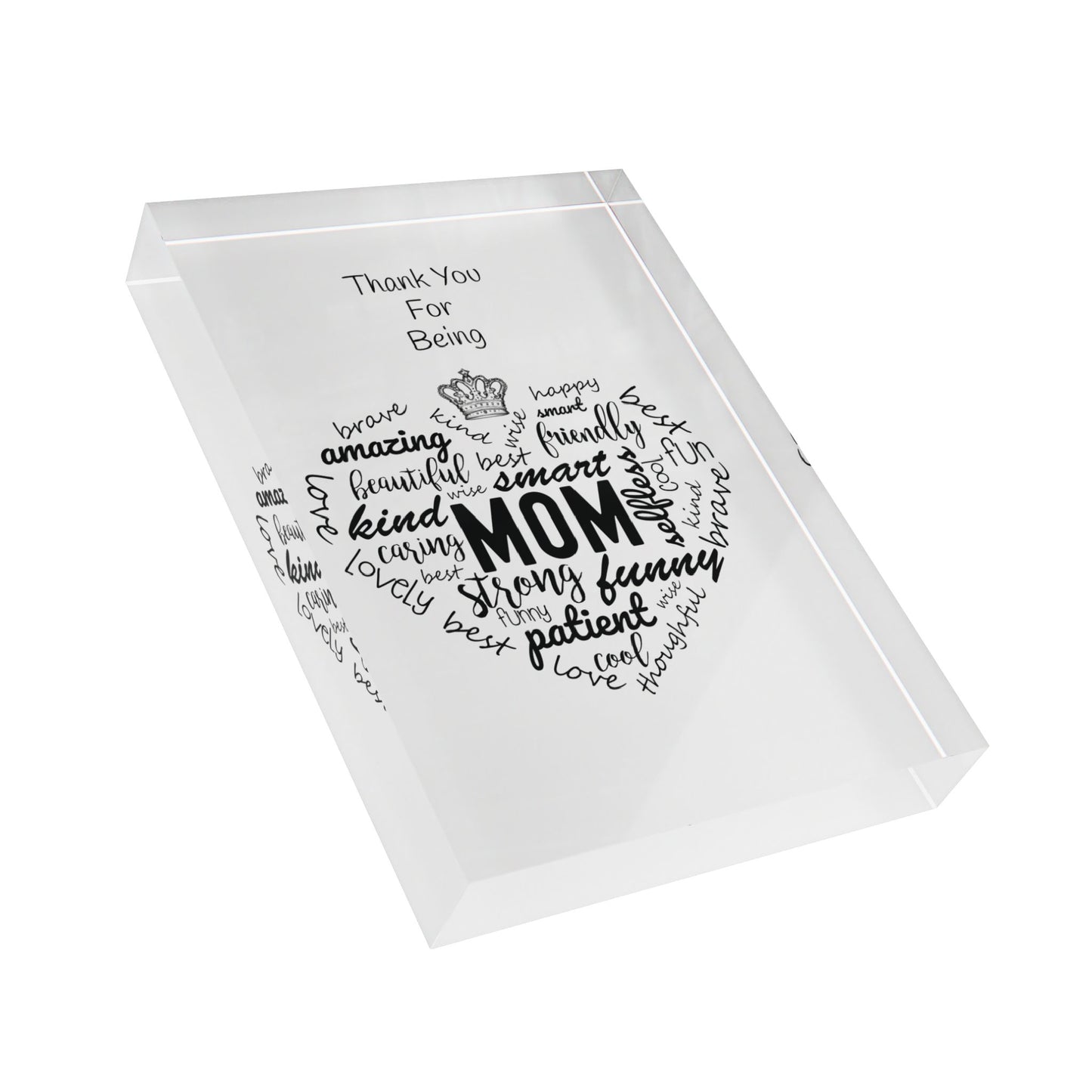 Photo Block - Thank You For Being MOM