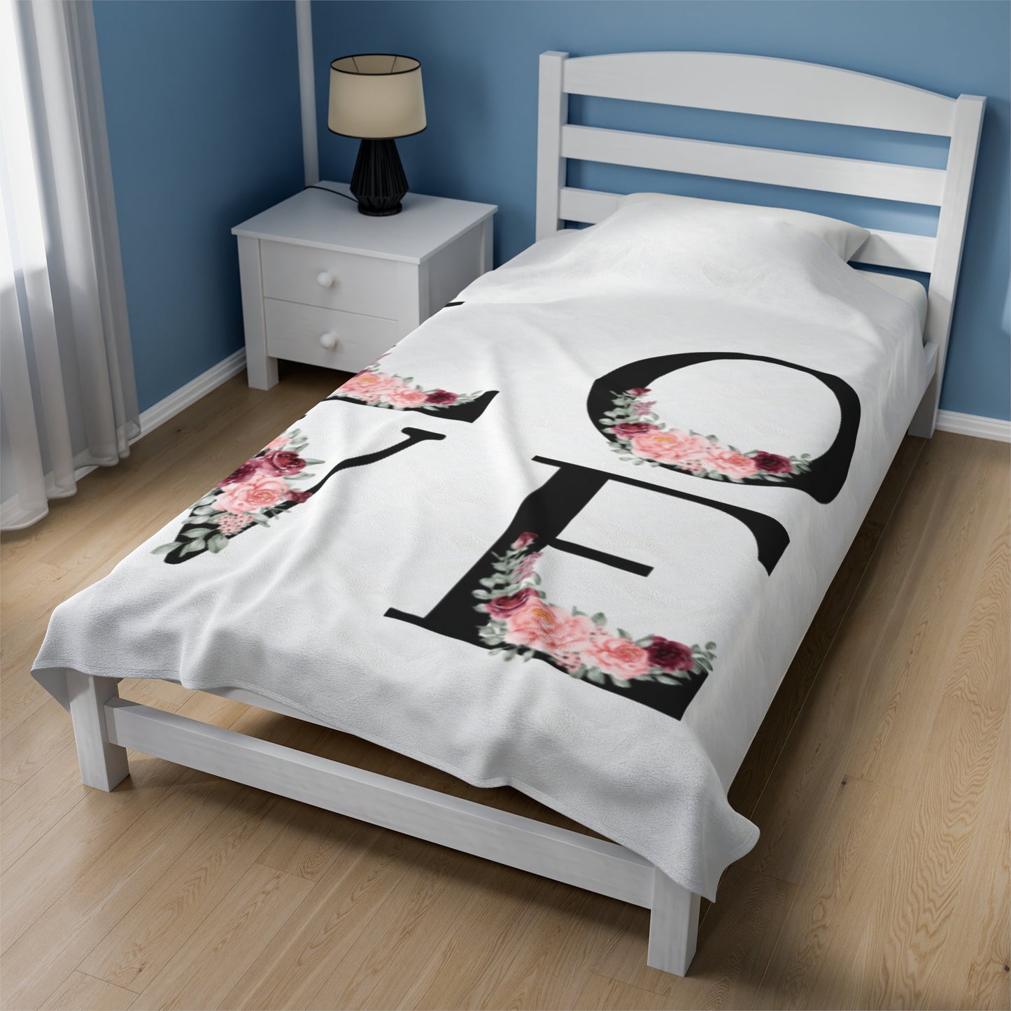 Velveteen Plush Blanket - LOVE