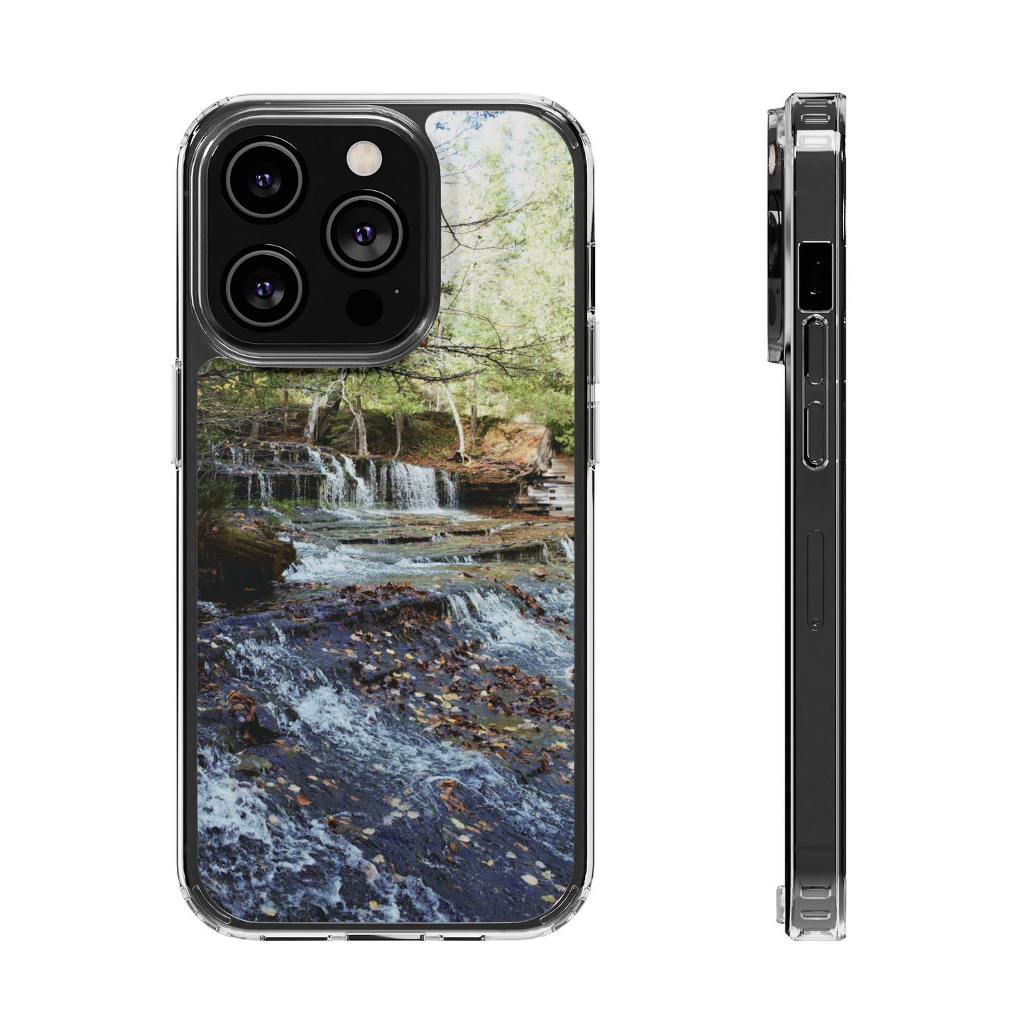 Clear Cases - Waterfall - iPhone 16 series, iPhone 15 series, iPhone 14 series, iPhone 13 series, IPhone 12 series