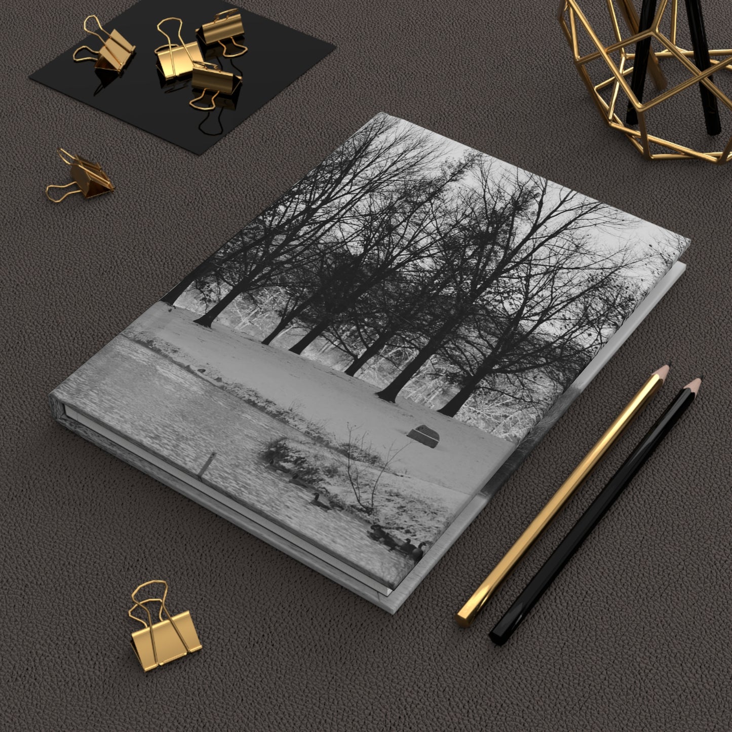 Hardcover Journal Matte - Crisp winter morning to refresh